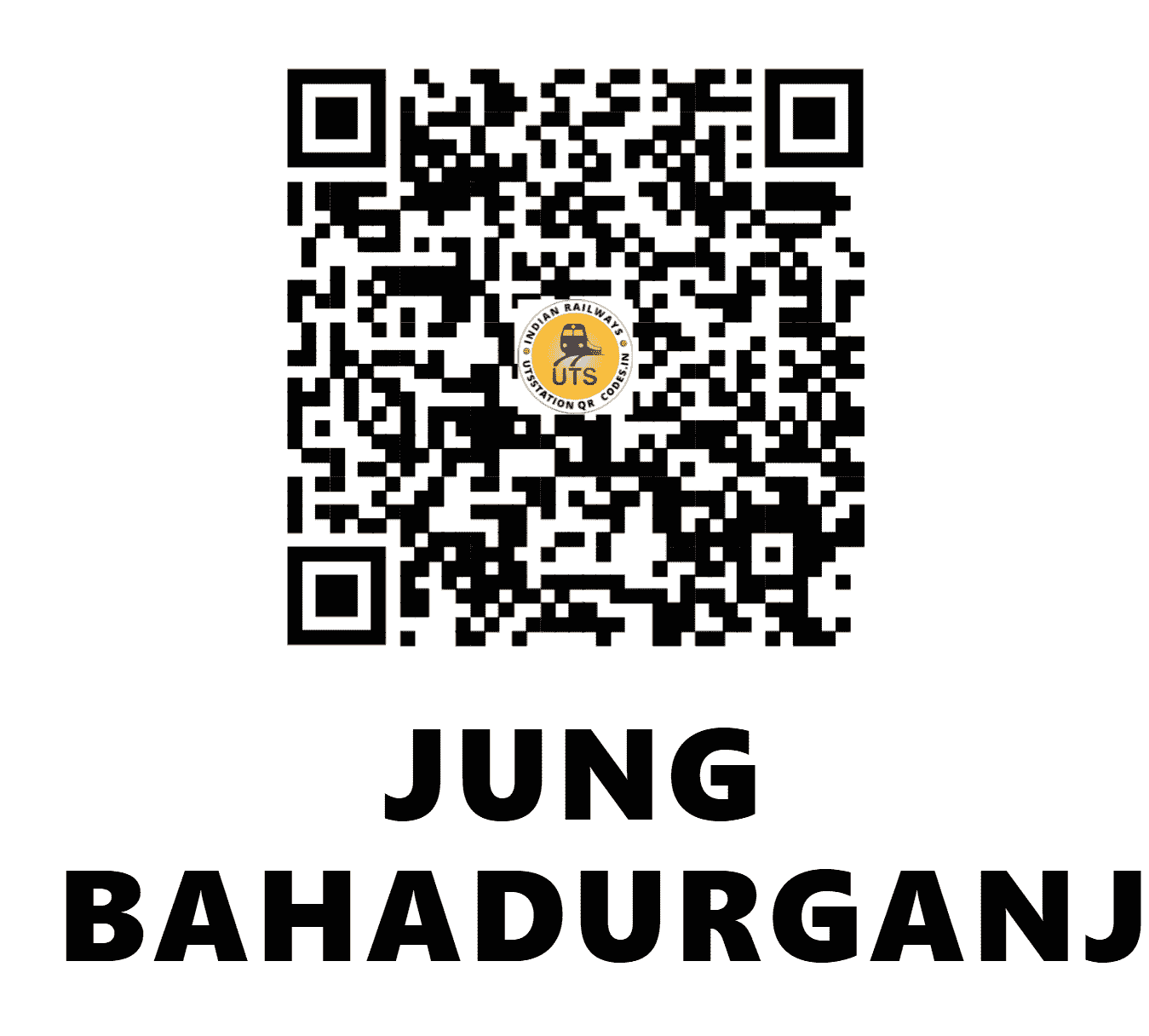 UTS QR Code for JUNG BAHADURGANJ - JBG - NR (UTTAR PRADESH)